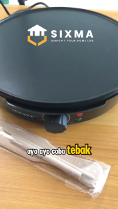 Mesin Pembuat Crepes Pancake Pizza Maker Sixma SK-BBQ-842