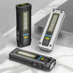 XPG+COB LED Flashlight 500LM USB Rechargeable Torch Portable Aluminum Alloy Emergency Flashlights for Outdoor Camping Hiking Adventure