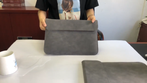 Bao da túi da cặp chống sốc chống nước cho máy tính ipad macbook laptop surface kèm ví đựng sạc chuột