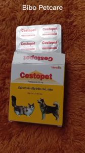 (Lẻ 1 viên) Cestopet diệt sán dây cho chó mèo thú cưng - Medipet