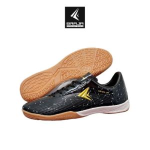 Braja-sepatu futsal Dewasa Braja speed storm In black gold