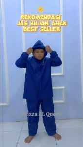 Jas Hujan Anak Laki-laki dan Perempuan Atasan dan Celana Jas Hujan Anak Laki-laki dan Perempuan PAUD/TK/SD By RODRIGO KIDS Bahan KuatTebal dan Elastis