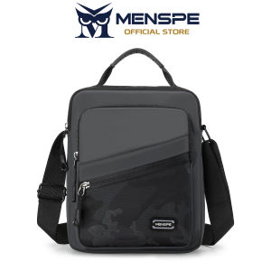 MENSPE Fashion Men Bags Shoulder Bag Oxford Cloth Cross Body Bag Casual Handbag Multiple Pocket Large Capacity Waterproof Lightweight Casual Sport Street Bag for Travel Outdoor
