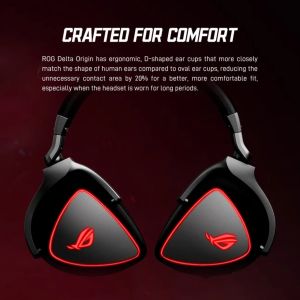 ASUS ROG Delta RGB Elite Edition Game Headset Microphone Noise Reduction Virtual Line 7.1 Channel Removable Breath Lamp Effect