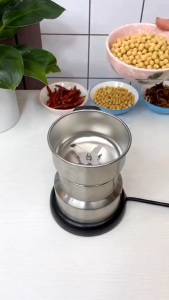 Máy Xay Hạt Khô Công Suất 300W Thiết Kế Bằng Thép Không Gỉ 6 Lưỡi Xay Các Loại Hạt