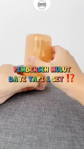 Sikat Gigi Bayi 3in1 Silikon / Baby Toothbrush Silicon / Sikat Pembersih Lidah Gusi Bayi