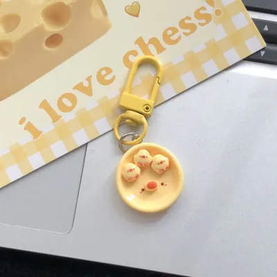 Cute Simulation Food Charm Keychain