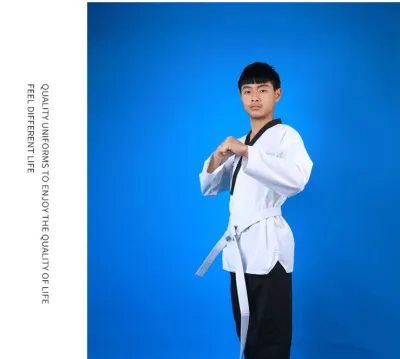 Taekwondo Training And Performance Suit for Men Women And Children Masters Uniform Printed Design Martial Arts Fitness Gear