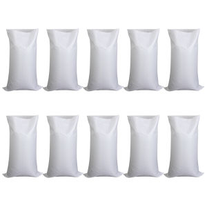 Flood Control Heavy Duty Sandbag Waterproof Plastic Fabric for Flood Prevention 10 Pack