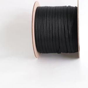 10m /32.8 ft Pet Expandable Braided Mesh Sleeve Black Flexible Wire Mesh Sleeve Tv Audio Pc Cable Protection Against Pet Chewing