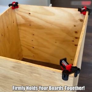 (4Pcs) Angle Clamp Corner Mate Woodworking Locator Hand Fixing Clips corner clamp Mr Hardware