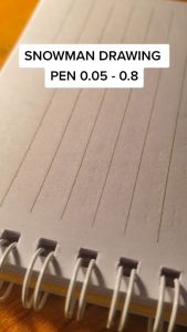 1 PCS Drawing Pen Snowman FT700 0.05/0.1/0.2/0.3/0.4/0.5/0.6/0.7/0.8