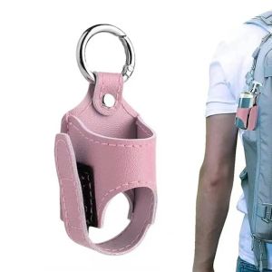 Inhaler Case Holder Inhaler Spacer Holder Inhaler Key Chain Holder Inhaler PU Leather Case Lightweight Accessories Patient Outdoor Essentials