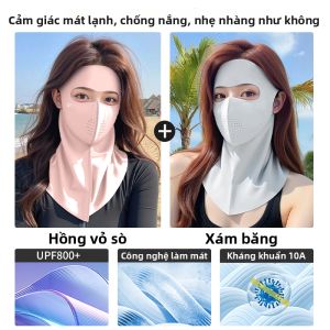 WANBAOLV | Mặt Nạ Băng Tơ Chống Nắng Toàn Diện