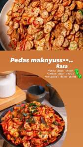 Bundling 30 dapat 3 Kerupuk bawang pedas original keju daun jeruk