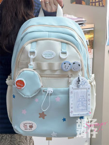 Túi Đeo Vai Nữ Dễ Thương Túi Du Lịch Nhẹ Dung Tích Lớn Túi Đựng Máy Tính Xách Tay Hành Lý Trẻ Em Trung Học Phổ Thông Trung Học Cơ Sở Đại Học