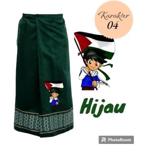 Sarung Praktis Anak karakter palestina  Sarung instan Anak Laki- Laki Model Terbaru