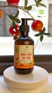 Dầu Gội Cam Đào Tơ Tằm Thiên Nhiên Mềm Mượt Gấp 5 Lần Hapuganic