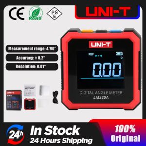 UNI-T Angle Meter Magnetic Inclinometer Digital Protractor Angle Finder Bevel Box Angle Measurement Tool LM320A LM320B