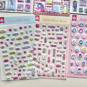 WaKaWaKa Kawaii Stickers 3D วัสดุตกแต่งเคสโทรศัพท์ DIY