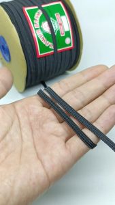 Karet Elastis Elastic Lebar 5 mm Warna Hitam Flower Basket Harga Per 5 Meter