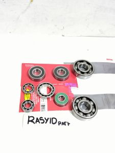 Bearing rasio set plus bearing kruk as set laher noken as set honda Supra x 125karisma kirana