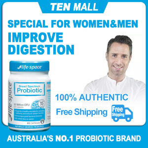 Lifespace Broad Spectrum Probiotic 60 Capsules Improve Digestive Health Reduce Constipation & Diarrhea （lifespace probiotics） probiotics supplement adult
