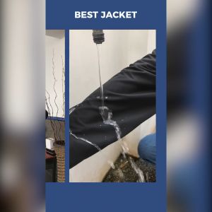 Jstro Jaket Pria Outdoor Jacket Hitam Bahan Mayer Anti Air