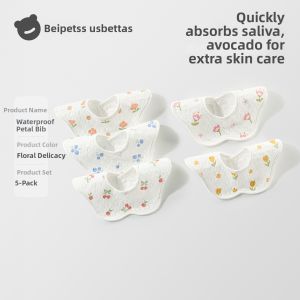 Usbettas | Waterproof Anti-spit-up Cotton Baby Bib