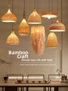 SANGEJIANGREN | Artistic Traditional Chinese and Japanese Retro Pendant Light