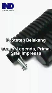 Pijakan Injeksi Foot Bar: Aksesoris Kendaraan Karet Footstep Prima