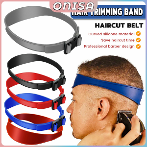Hair Trimming Hairband Neckline Shaving Template Haircut Curved Silicone Headband Hair Cutting Guide