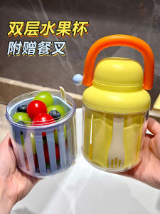 Cốc Đựng Salad Di Động Cấp Thực Phẩm Có Thìa Kèm Theo Và Hộp Đựng Cơm Trưa Cốc Đựng Trái Cây Có Thể Rót Ra Ngoài Trời