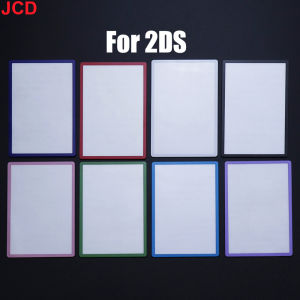 1Piece For 2DS Top Surface Mirror Glass/Plastic Upper LCD Screen Lens With Adhesive Front Replacement Protector Cover