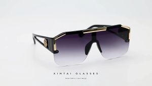 DOYM New One-piece Oversized Sunglasses for Womens Fashion Western Trend Sports Style Outdoor Cycling Windproof Goggles Shades for Ladies Summer Driving Frame DM111