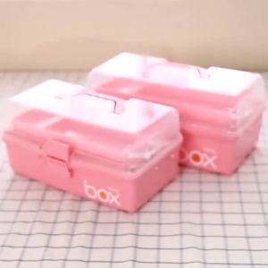 high-capacity Utility Tool Box Medical Storage 2 Layers Organizer medicalbox storage