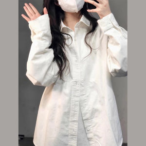 Y6Y | Polo Collar Fall Season Womens Shirt Sun Protection White