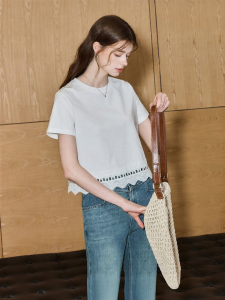 KUHNMARVIN | Áo Thun Tay Ngắn Cotton Chống Khuẩn Mát Lạnh 
