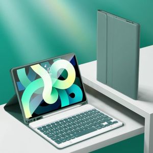 For iPad 12th A19 A16 11th 11 Inch Case with KeyboardDetachable Wireless Keyboard+Tablet Cover iPad 10th Generation 10.9 Funda