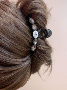 Womens Hair Accessories Shark Clamp Diamond Encrusted Hairdo Holder Korean Style Fashionable Hair Accessories
