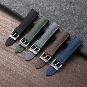 Dây Đeo Đồng Hồ Bằng Cao Su Flo Tháo Nhanh 20mm 21mm 22mm Kiểu Dẹt Chất Liệu FKM Dùng Cho Lặn Phổ Thông Dành Cho Nam Tương Thích Với Đồng Hồ Truyền Thống