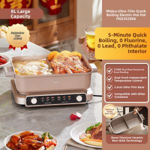 Midea | Slim Quick-boiling Electric Hot Pot