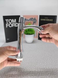 ACEBEST Kran Wastafel Tancap Bawah Kran Cuci Tangan Kran Air SLT-235