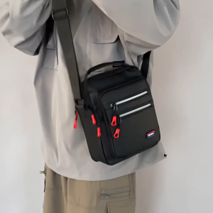 Waterproof Sling Bag for Men Multi Pockets Large Capacity Shoulder Bag Mens Crossbody Messenger Bag