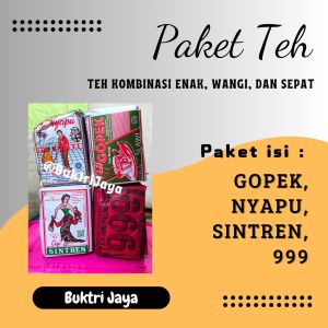 Paket Teh Racikan Khas Solo Gopek Sintren Nyapu 999 Kombinasi Angkringan Jawa Tengah