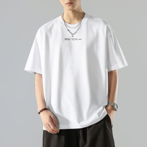 Wood soon | Vintage Deconstructed Short Sleeve T-shirt Summer Letters Loose