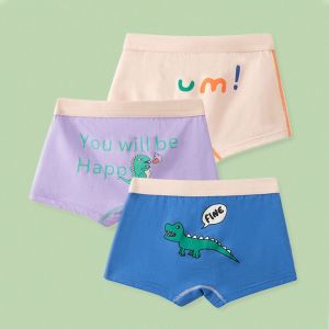 Pure Cotton Boys Underwear Flat Angle Boxer Shorts Breathable Comfortable Moisture Wicking Home Wear All Season for Kids