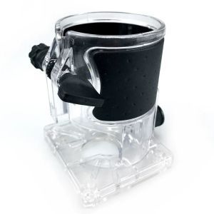 Adjustable Woodworking Router Trimming Machine Base Transparent Cover Protective Shell for Engraving & Trimming Tools