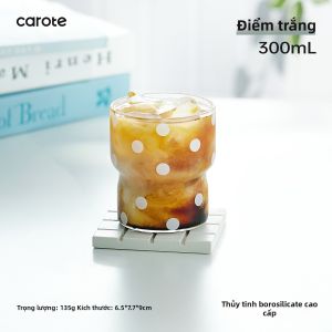 CAROTE | Cốc Thủy Tinh Borosilicate Giá Trị Thẩm Mỹ Cao