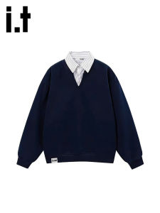 izzue | Pseudo Two-Piece Long Sleeve T-Shirt